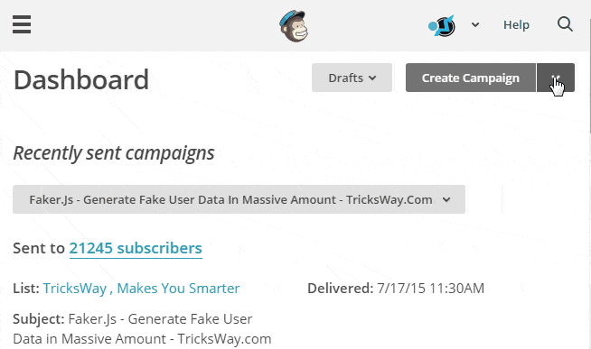 WordPress MailChimp RSS-Driven Campaign